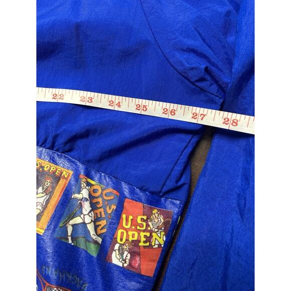 VTG 90s Official US Open Tennis Full Zip Windbreaker By Ferons Size XL RARE - Picture 5 of 14